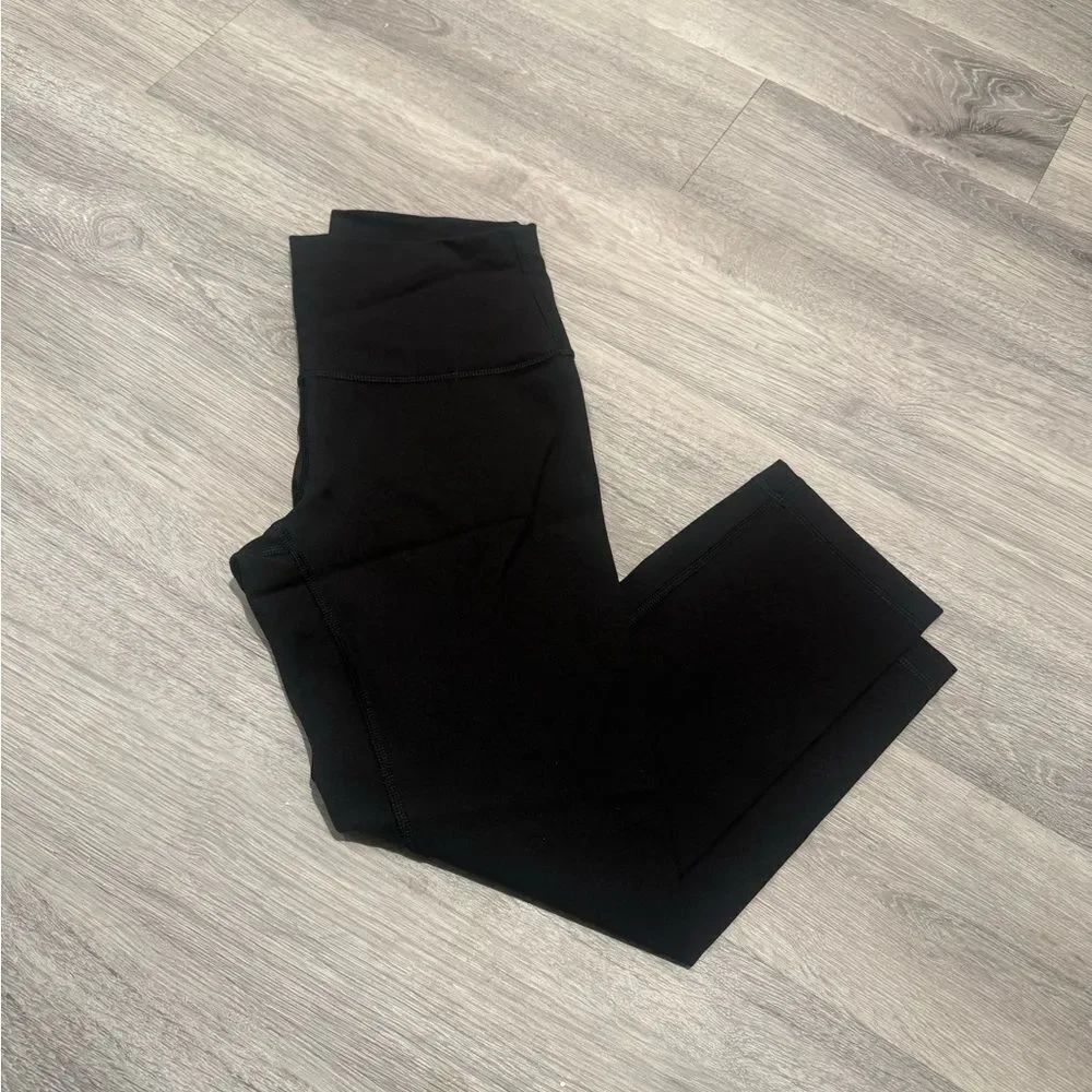 Lululemon Wunder Under Black Crop Leggings